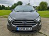 USED 2018 18 FORD ECOSPORT 1.0T EcoBoost Zetec SUV 5dr Petrol Auto Euro 6 (s/s) (125 ps) Automatic & Parking sensors