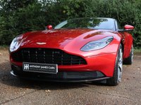 USED 2018 18 ASTON MARTIN DB11 4.0 V8 Coupe 2dr Petrol Auto Euro 6 (s/s) (510 ps) 1 OWNER FROM NEW, 4 NEW TYRES, 12 MONTH WARRANTY, 360 CAMERA, BLACK PACK, BROGUE DETAILING AND CELESTIAL PERFORATION, 20 INCH SHADOW CHROME WHEELS, MEMORY SEATS, KEYLESS AND MORE!