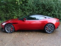 USED 2018 18 ASTON MARTIN DB11 4.0 V8 Coupe 2dr Petrol Auto Euro 6 (s/s) (510 ps) 1 OWNER FROM NEW, 4 NEW TYRES, 12 MONTH WARRANTY, 360 CAMERA, BLACK PACK, BROGUE DETAILING AND CELESTIAL PERFORATION, 20 INCH SHADOW CHROME WHEELS, MEMORY SEATS, KEYLESS AND MORE!