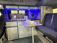 USED 2018 18 VOLKSWAGEN VW CAMPER 2.0 TDI T28 BlueMotion Tech Highline Camper 5dr Diesel Manual  SWB Euro 6 (s/s) (102 ps) Campervan , Pop up roof, internal heater, swivel double front seat, led lighting, awning, extremely well appointed
