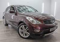 USED 2014 64 INFINITI EX 3.0 30d V6 SUV 5dr Diesel Auto 4WD Euro 5 (238 ps) 4WD, HEATED BLACK LEATHER, SUNROOF, 19" ALLOYS, PARKING SENSORS, SURROUND CAMERAS, SAT NAV, BLUETOOTH, CLIMATE, CRUISE