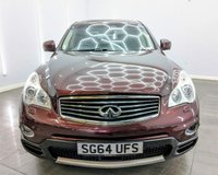 USED 2014 64 INFINITI EX 3.0 30d V6 SUV 5dr Diesel Auto 4WD Euro 5 (238 ps) 4WD, HEATED BLACK LEATHER, SUNROOF, 19" ALLOYS, PARKING SENSORS, SURROUND CAMERAS, SAT NAV, BLUETOOTH, CLIMATE, CRUISE