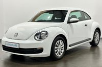 USED 2016 J VOLKSWAGEN BEETLE 1.2 TSI BlueMotion Tech Hatchback 3dr Petrol Manual Euro 6 (s/s) (105 ps) Striking Pure White , EURO 6 1.2 Petrol Blue Motion