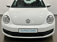 USED 2016 J VOLKSWAGEN BEETLE 1.2 TSI BlueMotion Tech Hatchback 3dr Petrol Manual Euro 6 (s/s) (105 ps) Striking Pure White , EURO 6 1.2 Petrol Blue Motion