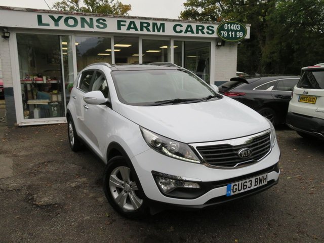 2013 63 Kia Sportage 1.7 CRDi EcoDynamics 2 SUV 5dr Diesel Manual 2WD Euro 5 (s/s) (114 bhp)