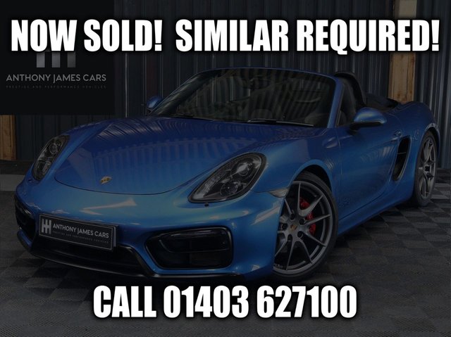 2015 15 Porsche Boxster 3.4 981 GTS Convertible 2dr Petrol Manual Euro 6 (s/s) (330 ps)