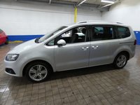 USED 2016 16 SEAT ALHAMBRA 2.0 TDI SE MPV 5dr Diesel DSG Euro 6 (s/s) (150 ps) 7 SEATS AC BLUETOOTH CRUISE CONTROL PARKING SENSORS 2 OWNERS EXCELLENT SERVICE HISTORY WARRANTY