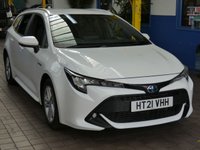 USED 2021 21 TOYOTA COROLLA 2.0 VVT-h GPF Icon Touring Sports 5dr Petrol Hybrid CVT Euro 6 (s/s) (184 ps) HEATED SEATS CRUISE CONTROL REAR VIEW CAMERA PARKING SENSORS 1 OWNER FROM  NEW SERVICE HISTORY TOYOTA WARRANTY TILL JUNE 2031