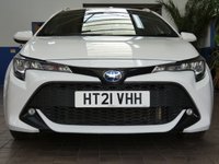 USED 2021 21 TOYOTA COROLLA 2.0 VVT-h GPF Icon Touring Sports 5dr Petrol Hybrid CVT Euro 6 (s/s) (184 ps) HEATED SEATS CRUISE CONTROL REAR VIEW CAMERA PARKING SENSORS 1 OWNER FROM  NEW SERVICE HISTORY TOYOTA WARRANTY TILL JUNE 2031