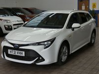 USED 2021 21 TOYOTA COROLLA 2.0 VVT-h GPF Icon Touring Sports 5dr Petrol Hybrid CVT Euro 6 (s/s) (184 ps) HEATED SEATS CRUISE CONTROL REAR VIEW CAMERA PARKING SENSORS 1 OWNER FROM  NEW SERVICE HISTORY TOYOTA WARRANTY TILL JUNE 2031