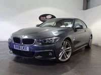 USED 2018 18 BMW 4 SERIES 2.0 420i M Sport Convertible 2dr Petrol Auto Euro 6 (s/s) (184 ps) 