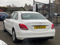 USED 2015 15 MERCEDES-BENZ C-CLASS 2.1 C220 BlueTEC SE Saloon 4dr Diesel Manual Euro 6 (s/s) (170 ps) FRONT AND REAR PARKING SENSORS +  FRONT HEATED SEATS +  REVERSING CAMERA +  SAT NAVIGATION +  BLUETOOTH +  DAB RADIO +  USB +  CRUISE CONTROL +  DUAL ZONE CLIMATE CONTROL +  FULL LEATHER TRIM +  DAY TIME RUNNING LIGHTS +  AUTO RETRACTABLE MIRRORS +  17 INCH ALLOY WHEELS +