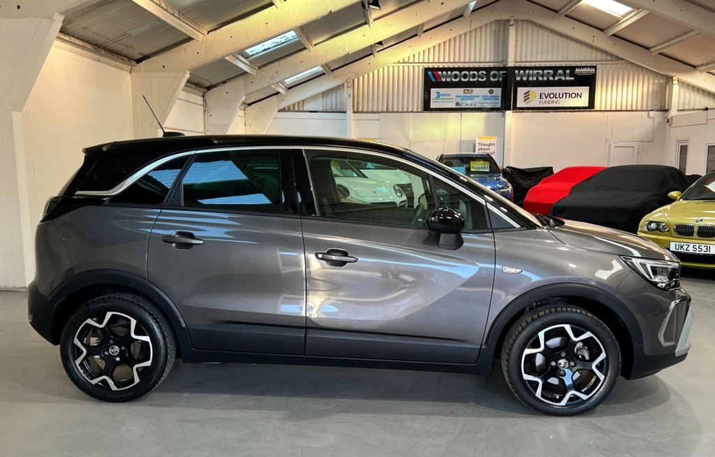 USED 2021 21 VAUXHALL CROSSLAND 1.2 Turbo Elite Nav SUV 5dr Petrol Auto Euro 6 (s/s) (130 ps) 17"ALLOYS+SAT NAV+ REAR CAMERA
