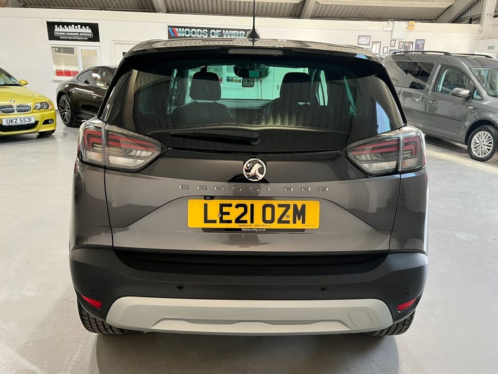 USED 2021 21 VAUXHALL CROSSLAND 1.2 Turbo Elite Nav SUV 5dr Petrol Auto Euro 6 (s/s) (130 ps) 17"ALLOYS+SAT NAV+ REAR CAMERA