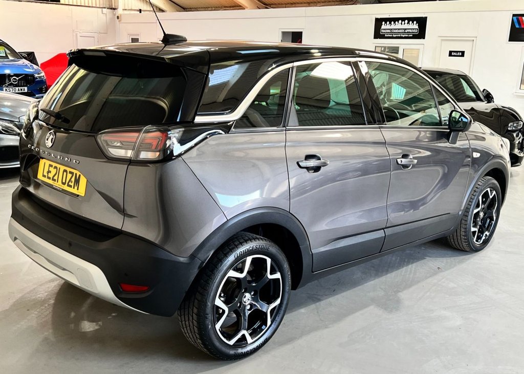 USED 2021 21 VAUXHALL CROSSLAND 1.2 Turbo Elite Nav SUV 5dr Petrol Auto Euro 6 (s/s) (130 ps) 17"ALLOYS+SAT NAV+ REAR CAMERA
