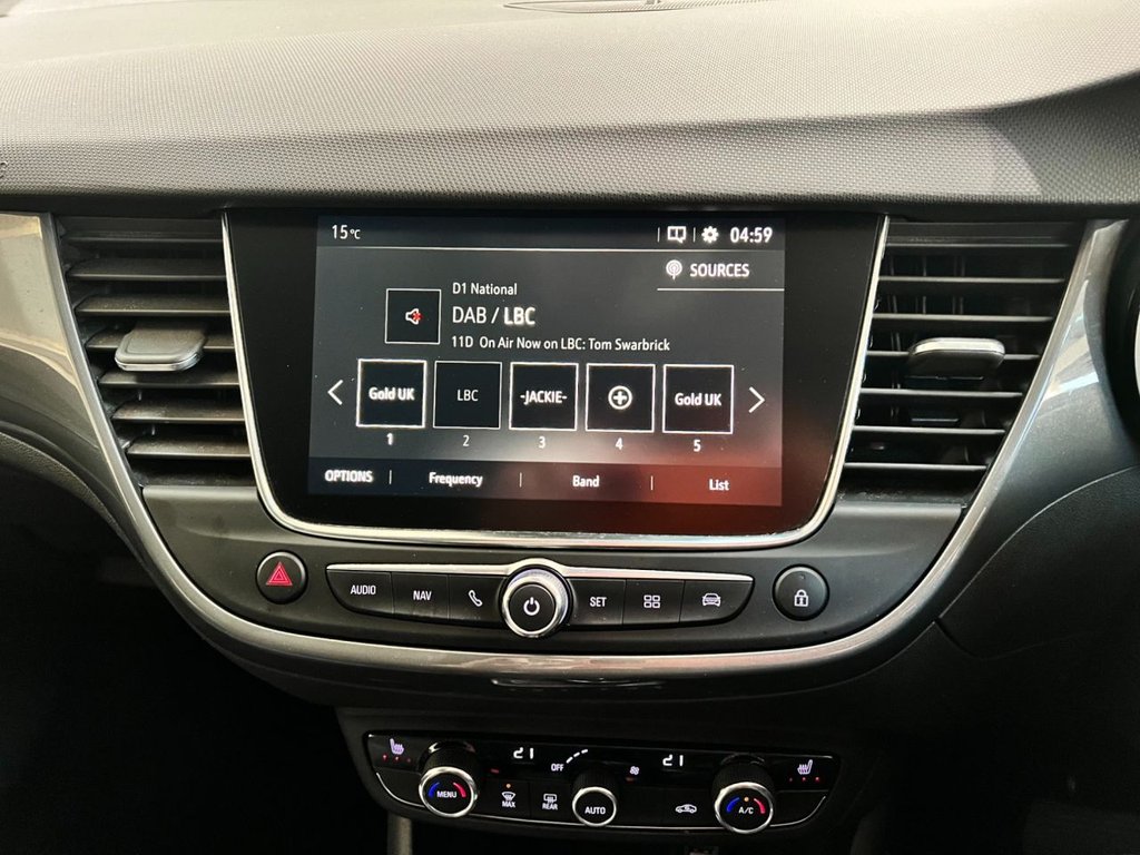 USED 2021 21 VAUXHALL CROSSLAND 1.2 Turbo Elite Nav SUV 5dr Petrol Auto Euro 6 (s/s) (130 ps) 17"ALLOYS+SAT NAV+ REAR CAMERA