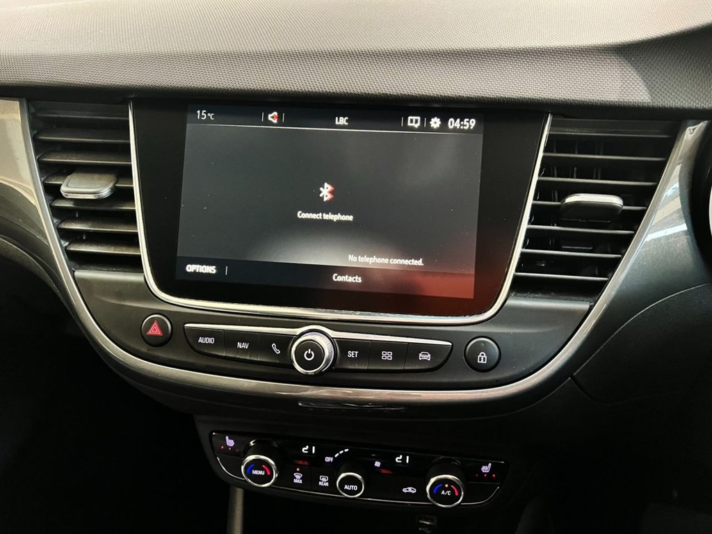 USED 2021 21 VAUXHALL CROSSLAND 1.2 Turbo Elite Nav SUV 5dr Petrol Auto Euro 6 (s/s) (130 ps) 17"ALLOYS+SAT NAV+ REAR CAMERA