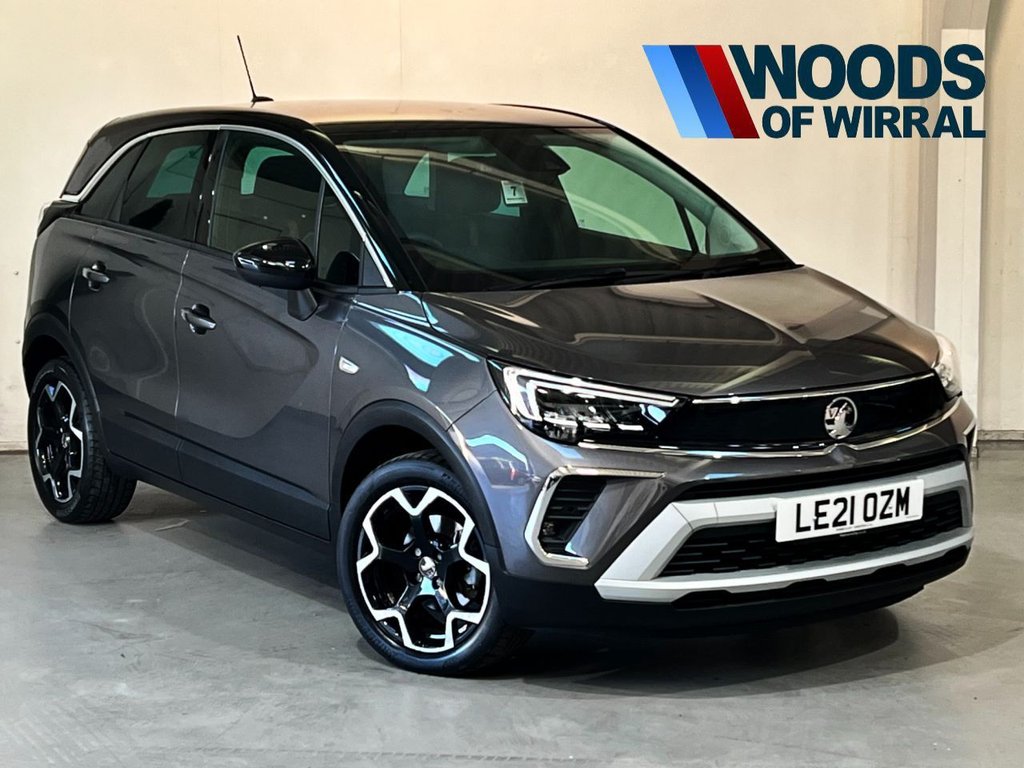 USED 2021 21 VAUXHALL CROSSLAND 1.2 Turbo Elite Nav SUV 5dr Petrol Auto Euro 6 (s/s) (130 ps) 17"ALLOYS+SAT NAV+ REAR CAMERA