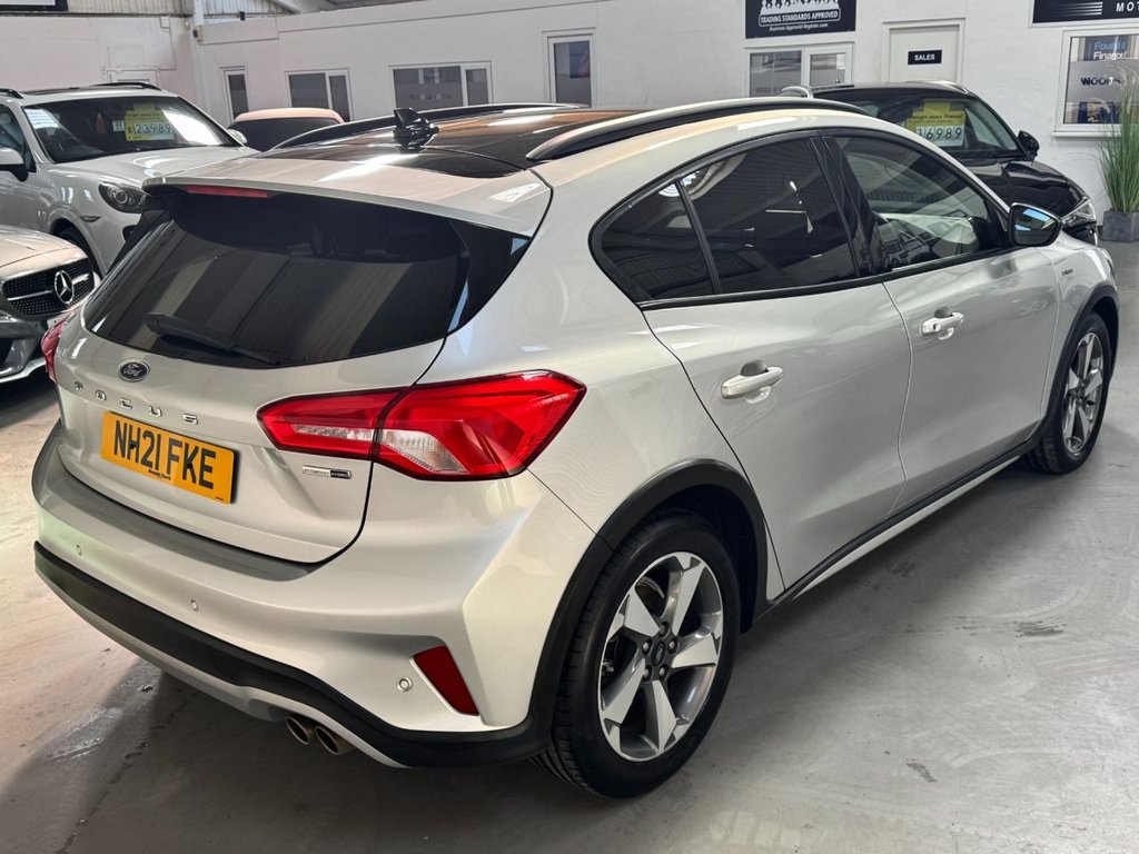 USED 2021 21 FORD FOCUS 1.0T EcoBoost Active Edition Hatchback 5dr Petrol Manual Euro 6 (s/s) (125 ps) 17"ALLOYS+SAT NAV+ F/R SENSORS