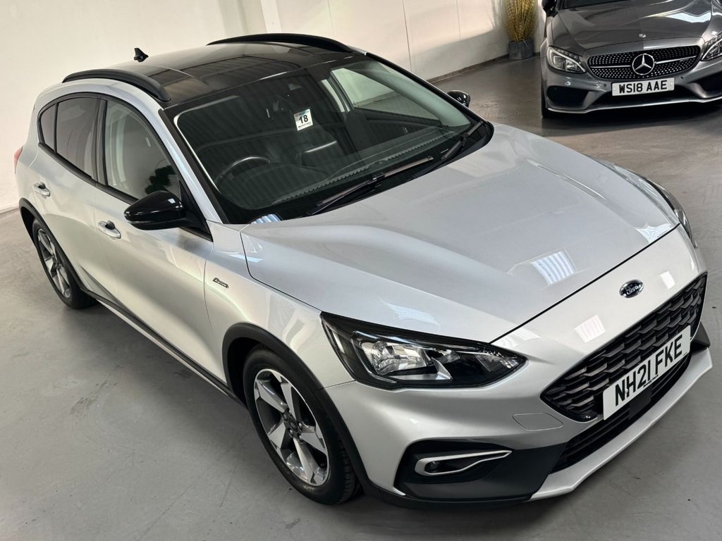USED 2021 21 FORD FOCUS 1.0T EcoBoost Active Edition Hatchback 5dr Petrol Manual Euro 6 (s/s) (125 ps) 17"ALLOYS+SAT NAV+ F/R SENSORS