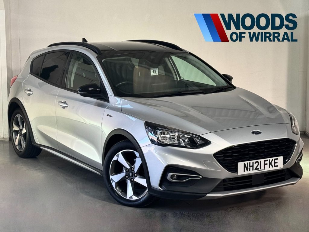 USED 2021 21 FORD FOCUS 1.0T EcoBoost Active Edition Hatchback 5dr Petrol Manual Euro 6 (s/s) (125 ps) 17"ALLOYS+SAT NAV+ F/R SENSORS