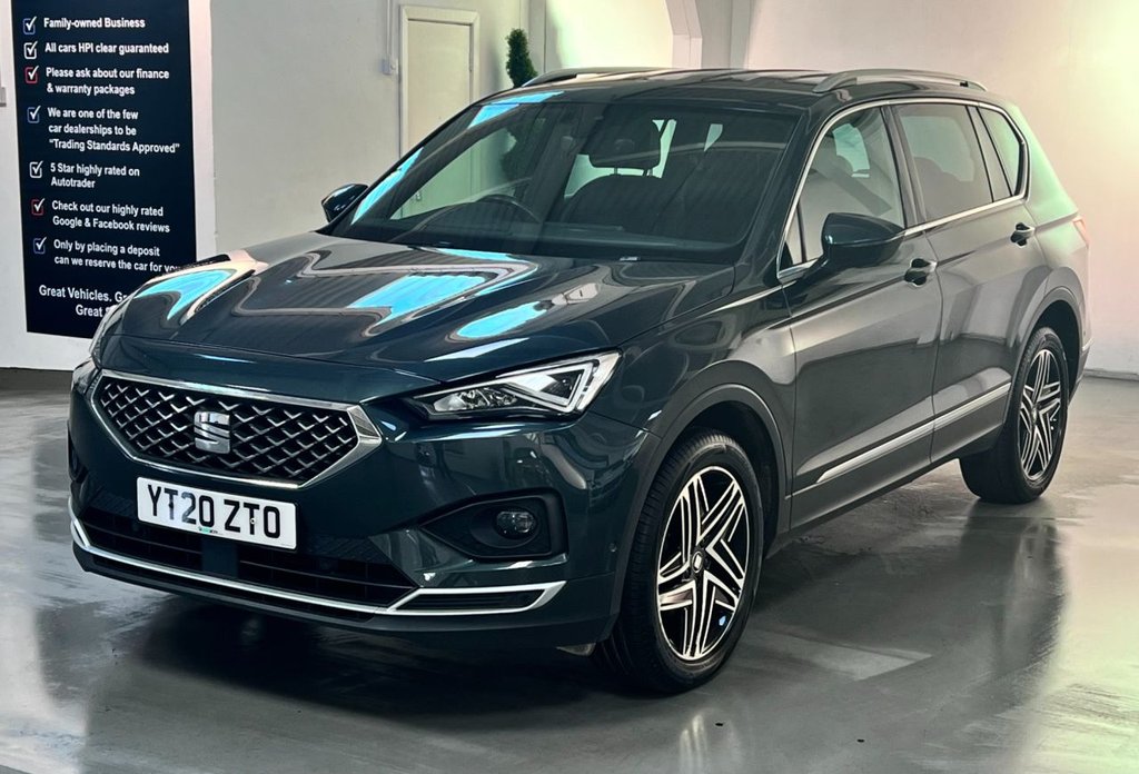 USED 2020 20 SEAT TARRACO 1.5 TSI EVO XCELLENCE SUV 5dr Petrol Manual Euro 6 (s/s) (150 ps) 19"ALLOYS+7SEATS+DIGI COCKPIT