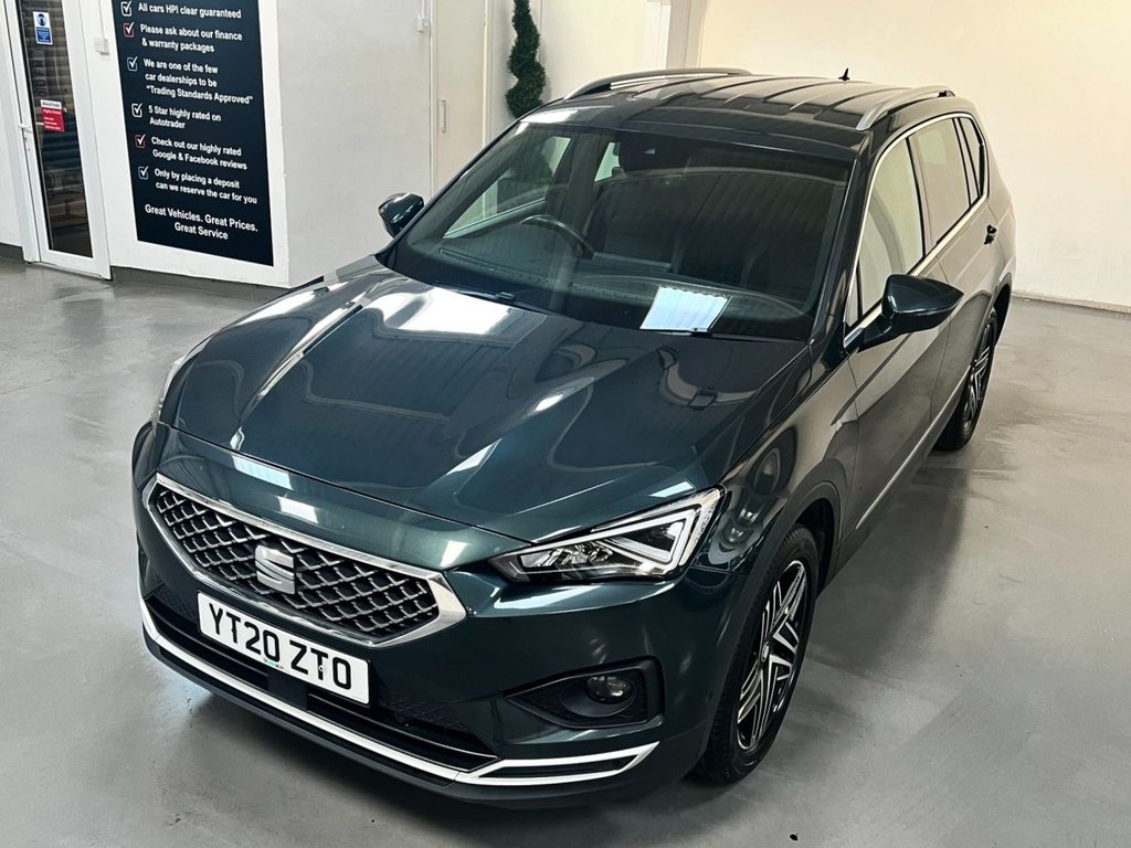USED 2020 20 SEAT TARRACO 1.5 TSI EVO XCELLENCE SUV 5dr Petrol Manual Euro 6 (s/s) (150 ps) 19"ALLOYS+7SEATS+DIGI COCKPIT