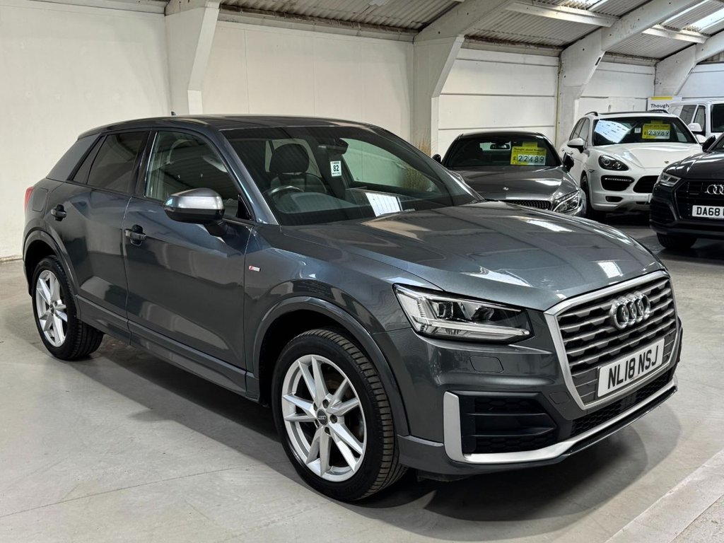 USED 2018 18 AUDI Q2 1.6 TDI S line SUV 5dr Diesel Manual Euro 6 (s/s) (116 ps) 18"ALLOYS+REAR SENSORS+SAT NAV