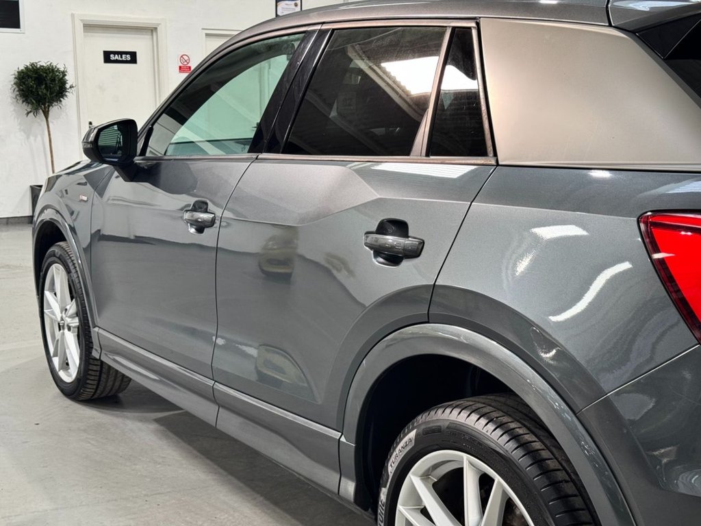 USED 2018 18 AUDI Q2 1.6 TDI S line SUV 5dr Diesel Manual Euro 6 (s/s) (116 ps) 18"ALLOYS+REAR SENSORS+SAT NAV