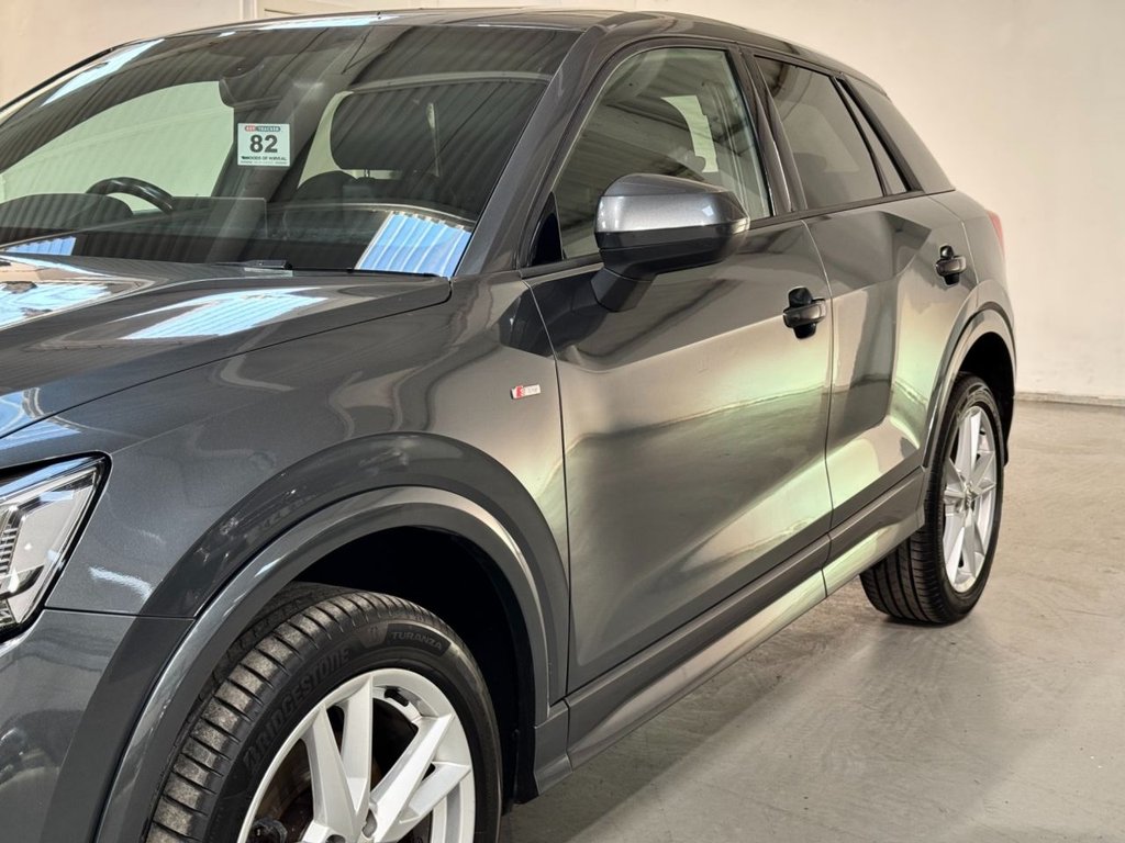 USED 2018 18 AUDI Q2 1.6 TDI S line SUV 5dr Diesel Manual Euro 6 (s/s) (116 ps) 18"ALLOYS+REAR SENSORS+SAT NAV