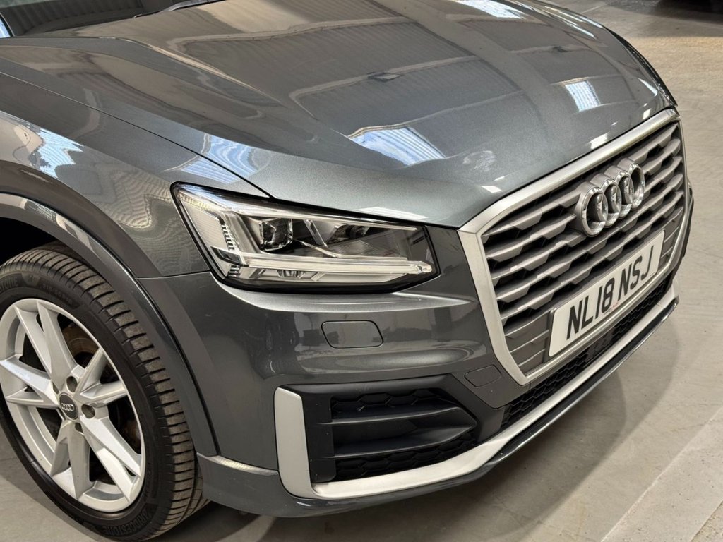 USED 2018 18 AUDI Q2 1.6 TDI S line SUV 5dr Diesel Manual Euro 6 (s/s) (116 ps) 18"ALLOYS+REAR SENSORS+SAT NAV