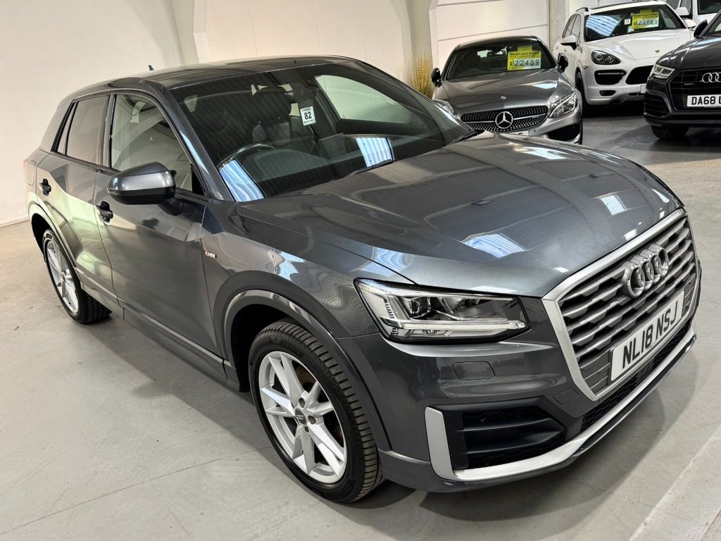 USED 2018 18 AUDI Q2 1.6 TDI S line SUV 5dr Diesel Manual Euro 6 (s/s) (116 ps) 18"ALLOYS+REAR SENSORS+SAT NAV