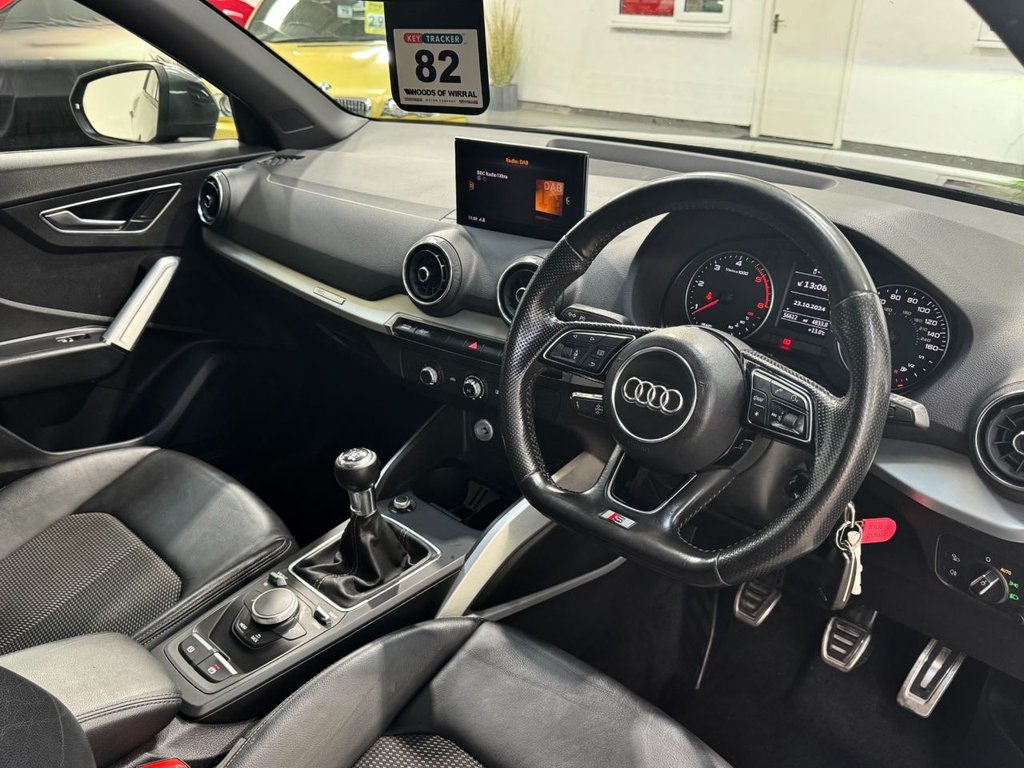 USED 2018 18 AUDI Q2 1.6 TDI S line SUV 5dr Diesel Manual Euro 6 (s/s) (116 ps) 18"ALLOYS+REAR SENSORS+SAT NAV
