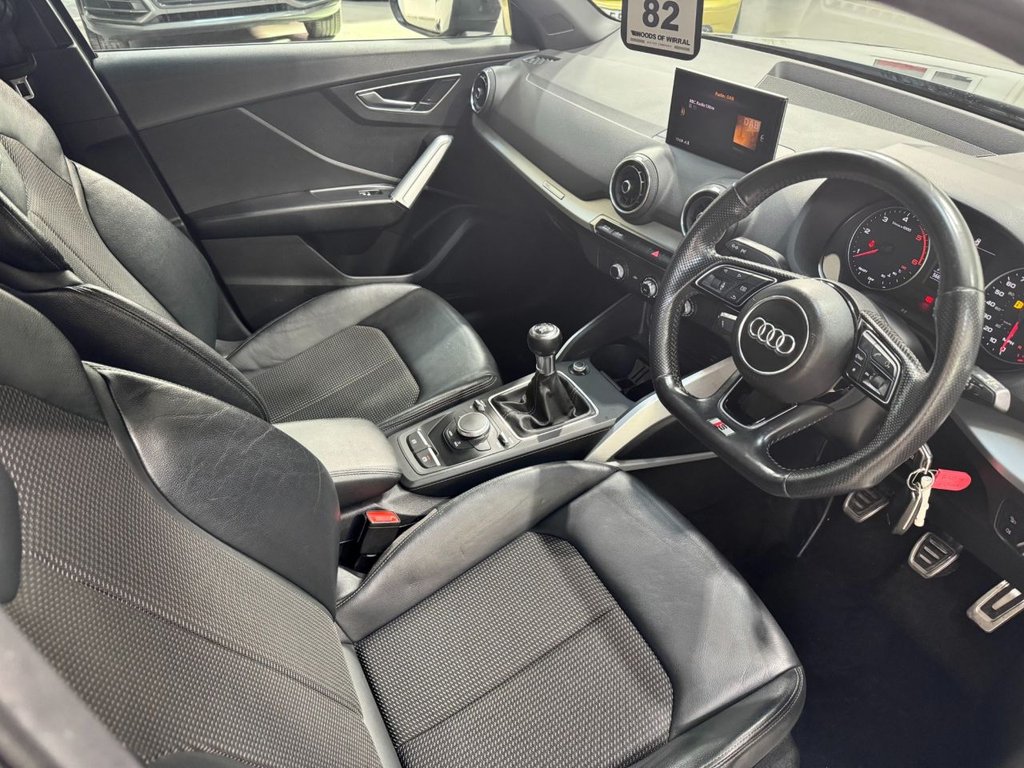 USED 2018 18 AUDI Q2 1.6 TDI S line SUV 5dr Diesel Manual Euro 6 (s/s) (116 ps) 18"ALLOYS+REAR SENSORS+SAT NAV
