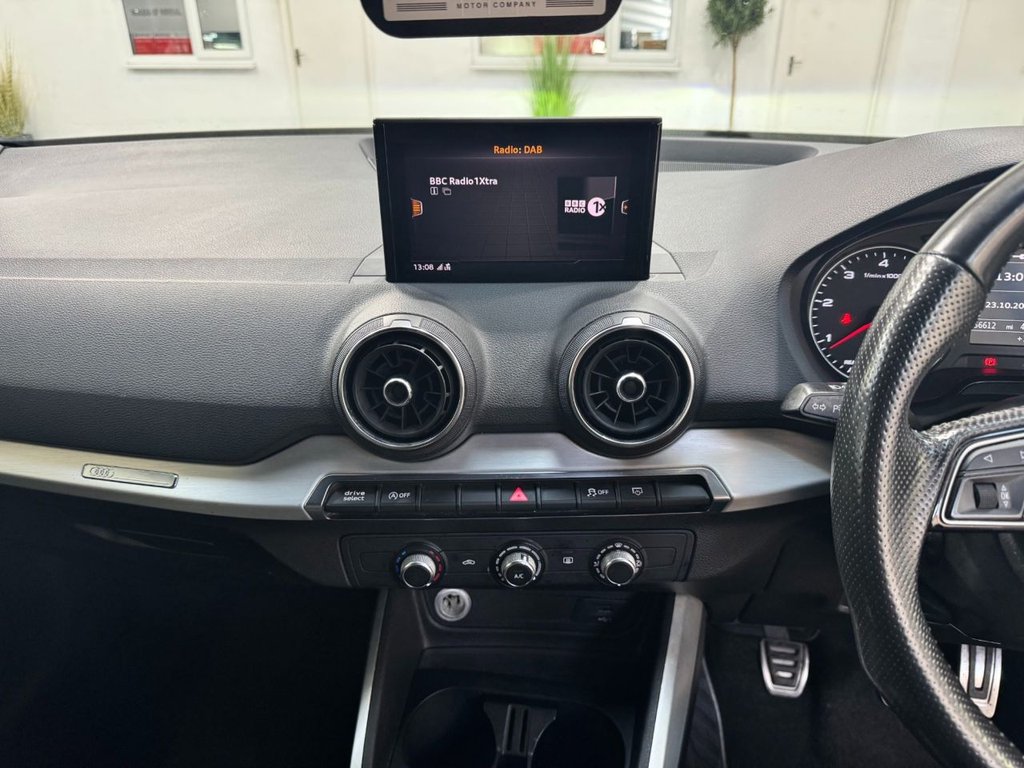 USED 2018 18 AUDI Q2 1.6 TDI S line SUV 5dr Diesel Manual Euro 6 (s/s) (116 ps) 18"ALLOYS+REAR SENSORS+SAT NAV