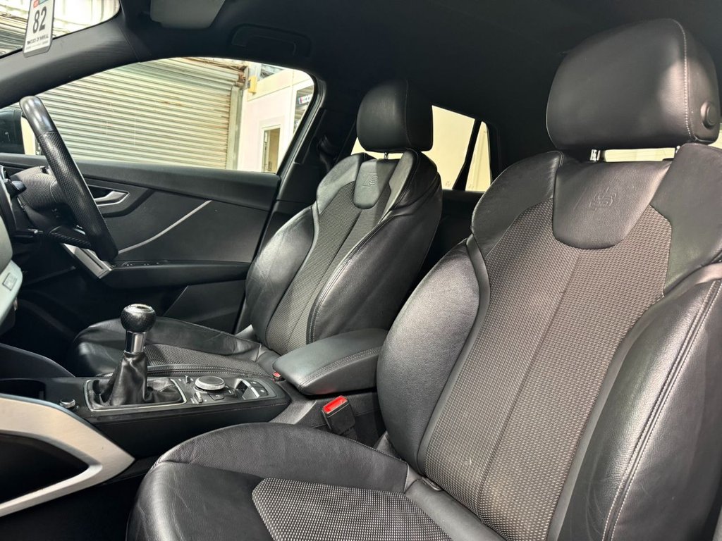 USED 2018 18 AUDI Q2 1.6 TDI S line SUV 5dr Diesel Manual Euro 6 (s/s) (116 ps) 18"ALLOYS+REAR SENSORS+SAT NAV