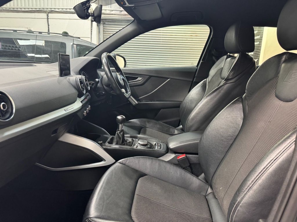 USED 2018 18 AUDI Q2 1.6 TDI S line SUV 5dr Diesel Manual Euro 6 (s/s) (116 ps) 18"ALLOYS+REAR SENSORS+SAT NAV