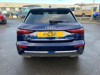 USED 2021 21 AUDI A3 1.4 TFSIe 40 S line Sportback 5dr Petrol Plug-in Hybrid S Tronic Euro 6 (s/s) 13kWh (204 ps) A BEAUTIFUL ADDITION TO OUR FORECOURT+FINISHED IN METALLIC NAVARA BLUE PAINT+S LINE MODEL+AUTOMATIC+ONLY 1 OWNER FROM NEW+SERVICE HISTORY+PRIVACY GLASS+FULL LEATHER INTERIOR+PARK ASSIST+CLIMATE CONTROL+17 INCH ALLOY WHEELS+COST NEW &pound;33210 MAKING THIS USED VEHICLE FANTASTIC VALUE AT OUR LOW PRICE+CALL NOW TO SPEAK WITH ONE OF OUR EXPERIENCED SALES ADVISORS AND TO ARRANGE A VIEWING+READY TO DRIVE AWAY TODAY+DONT MISS OUT!!!!!!!!!!!!!!!!!!!!!!!!!!!!!!!!!!!!!!!!!!!!