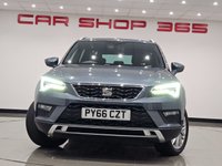 USED 2016 66 SEAT ATECA 2.0 TDI XCELLENCE SUV 5dr Diesel Manual 4Drive Euro 6 (s/s) (150 ps) + NAV + HEATED LEATHERS + CRUISE + KEYLESS + B/TOOTH + M/MEDIA + DRIVE ASSIST + DRIVE PROFILE + LEDS + R/CAMERA & PARK AID + PRIVACY + 18S 18S+R/CAM+PARK+LED+PRIVACY+HEATED LEATHER+NAV+CRUISE