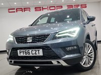 USED 2016 66 SEAT ATECA 2.0 TDI XCELLENCE SUV 5dr Diesel Manual 4Drive Euro 6 (s/s) (150 ps) + NAV + HEATED LEATHERS + CRUISE + KEYLESS + B/TOOTH + M/MEDIA + DRIVE ASSIST + DRIVE PROFILE + LEDS + R/CAMERA & PARK AID + PRIVACY + 18S 18S+R/CAM+PARK+LED+PRIVACY+HEATED LEATHER+NAV+CRUISE