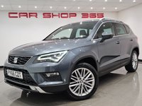 USED 2016 66 SEAT ATECA 2.0 TDI XCELLENCE SUV 5dr Diesel Manual 4Drive Euro 6 (s/s) (150 ps) + NAV + HEATED LEATHERS + CRUISE + KEYLESS + B/TOOTH + M/MEDIA + DRIVE ASSIST + DRIVE PROFILE + LEDS + R/CAMERA & PARK AID + PRIVACY + 18S 18S+R/CAM+PARK+LED+PRIVACY+HEATED LEATHER+NAV+CRUISE