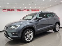 USED 2016 66 SEAT ATECA 2.0 TDI XCELLENCE SUV 5dr Diesel Manual 4Drive Euro 6 (s/s) (150 ps) + NAV + HEATED LEATHERS + CRUISE + KEYLESS + B/TOOTH + M/MEDIA + DRIVE ASSIST + DRIVE PROFILE + LEDS + R/CAMERA & PARK AID + PRIVACY + 18S 18S+R/CAM+PARK+LED+PRIVACY+HEATED LEATHER+NAV+CRUISE