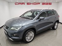 USED 2016 66 SEAT ATECA 2.0 TDI XCELLENCE SUV 5dr Diesel Manual 4Drive Euro 6 (s/s) (150 ps) + NAV + HEATED LEATHERS + CRUISE + KEYLESS + B/TOOTH + M/MEDIA + DRIVE ASSIST + DRIVE PROFILE + LEDS + R/CAMERA & PARK AID + PRIVACY + 18S 18S+R/CAM+PARK+LED+PRIVACY+HEATED LEATHER+NAV+CRUISE