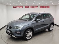 USED 2016 66 SEAT ATECA 2.0 TDI XCELLENCE SUV 5dr Diesel Manual 4Drive Euro 6 (s/s) (150 ps) + NAV + HEATED LEATHERS + CRUISE + KEYLESS + B/TOOTH + M/MEDIA + DRIVE ASSIST + DRIVE PROFILE + LEDS + R/CAMERA & PARK AID + PRIVACY + 18S 18S+R/CAM+PARK+LED+PRIVACY+HEATED LEATHER+NAV+CRUISE