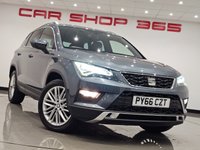 USED 2016 66 SEAT ATECA 2.0 TDI XCELLENCE SUV 5dr Diesel Manual 4Drive Euro 6 (s/s) (150 ps) + NAV + HEATED LEATHERS + CRUISE + KEYLESS + B/TOOTH + M/MEDIA + DRIVE ASSIST + DRIVE PROFILE + LEDS + R/CAMERA & PARK AID + PRIVACY + 18S 18S+R/CAM+PARK+LED+PRIVACY+HEATED LEATHER+NAV+CRUISE