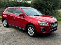 USED 2014 14 MITSUBISHI ASX 1.8D 4 SUV 5dr Diesel Manual 4WD Euro 5 (114 ps) GREAT SPEC 55+MPG