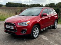 USED 2014 14 MITSUBISHI ASX 1.8D 4 SUV 5dr Diesel Manual 4WD Euro 5 (114 ps) GREAT SPEC 55+MPG