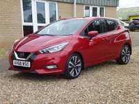 USED 2019 68 NISSAN MICRA 1.0 IG-T Tekna Hatchback 5dr Petrol Manual Euro 6 (s/s) (100 ps) www.suffolkcarcentre.co.uk - Located at Reydon