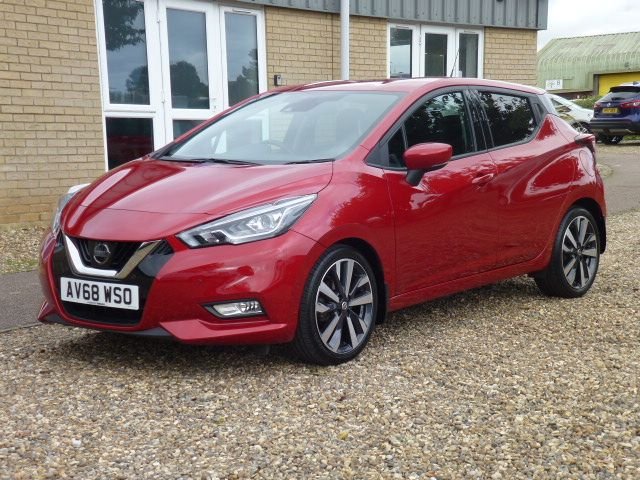 2019 68 Nissan Micra 1.0 IG-T Tekna Hatchback 5dr Petrol Manual Euro 6 (s/s) (100 ps)