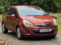 USED 2011 11 VAUXHALL CORSA 1.4 16V SE Hatchback 5dr Petrol Manual Wide Ratio Euro 5 (100 ps) 